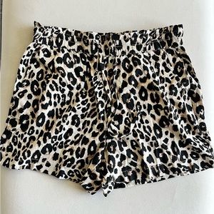 Sanctuary The Island Leopard-print shorts